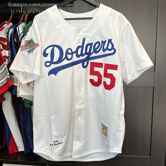 dodgers hershiser jersey